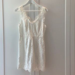 Joie Rori Lace Dress - Porcelain - Size XS